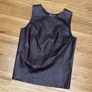 Vince Leather Top
